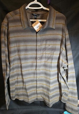 Eddie Bauer NWT Field Flannel Button Front Shirt Mens XXL Stretch