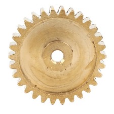 Brass Spur Gear 30 Tooth For Servo 0.8 Mod Gear For Industrial Robot Parts Use