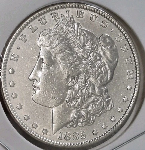 1885-P AU/UNC Morgan Silver Dollar ~Better Date~NO RESERVE~HIGH BID WINS #1704