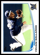 Yovani Gallardo 2013 Topps Brewers #MIL8 Brewers MLB READ FREE SHIP AutographDen