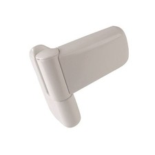 White UPVC Door Adjustable Replacement IDEAL FLAG Hinge 85mm