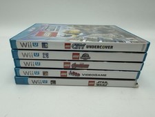 Lot 5 Wii U Games Lego City Undercover VideoGame Jurassic Park Star Wars Avenger