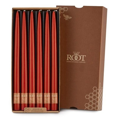 Root Candles Unscented Dinner Candles Hand Dipped Taper Candle Set, 12-Inch, ...