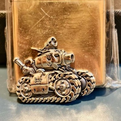 1 piece Brass tank sticker DIY lighter decoration accessories
