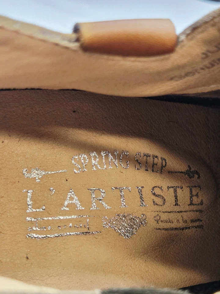 Botín al tobillo L'Artiste Spring Step estampado de cocodrilo en bloques de colores para mujer EU 38 US 7,5-8 Foto 4 de 4