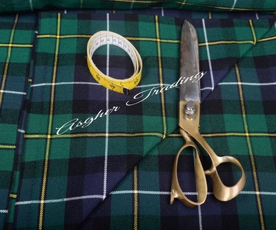 MacNeil of Barra Modern Tartan Fabric - Running Yards - 16 Oz Weight, 54'' Width