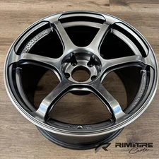 Advan Racing RG4 18x10.5 +15 5x114.3 Hyper Black (Set of 4) YA48L15EHBR