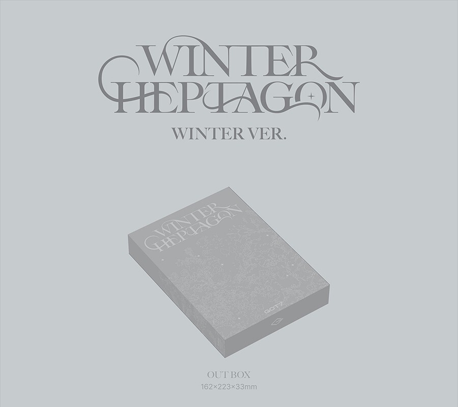 GOT7 [WINTER HEPTAGON] Album 2 Ver SET/2 CD+2 Book+6 Card+2 Poster