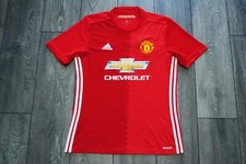 MANCHESTER UNITED 2016-2017 HOME FOOTBALL SHIRT JERSEY ADIDAS SIZE MENS MEDIUM