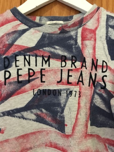 Pepe Jeans London 1973 Denim Brand Lovely Jumper Age 6yrs - Picture 2 of 3