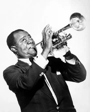 1959 Jazz LOUIS ARMSTRONG Glossy 8x10 Photo Music Print Trumpet Poster