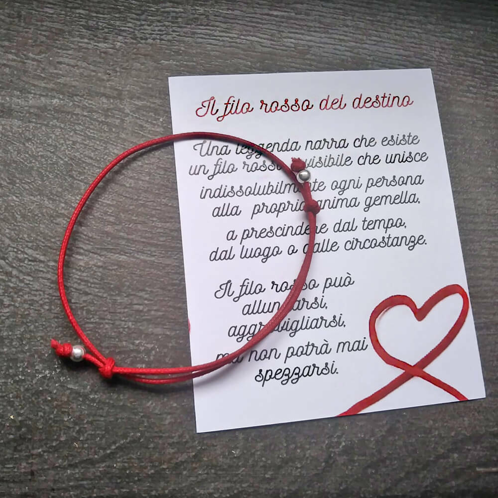 Bracciale Filo Rosso del Destino – AURI