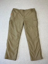 The American Outdoorsman Pants Mens 40x32 Tan Fleece Line Utility Hiking Trail