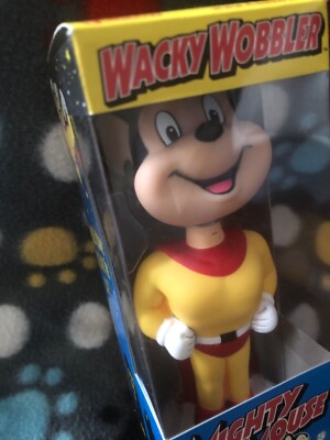 NIP~ Funko ~Wacky Wobbler~ Bobblehead~ Mighty Mouse ~ Vintage | eBay