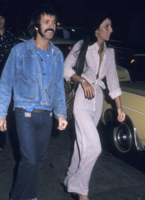 Singer Sonny Bono and singer Cher on May 6 1973 sighting at - 1973 Old Photo 2