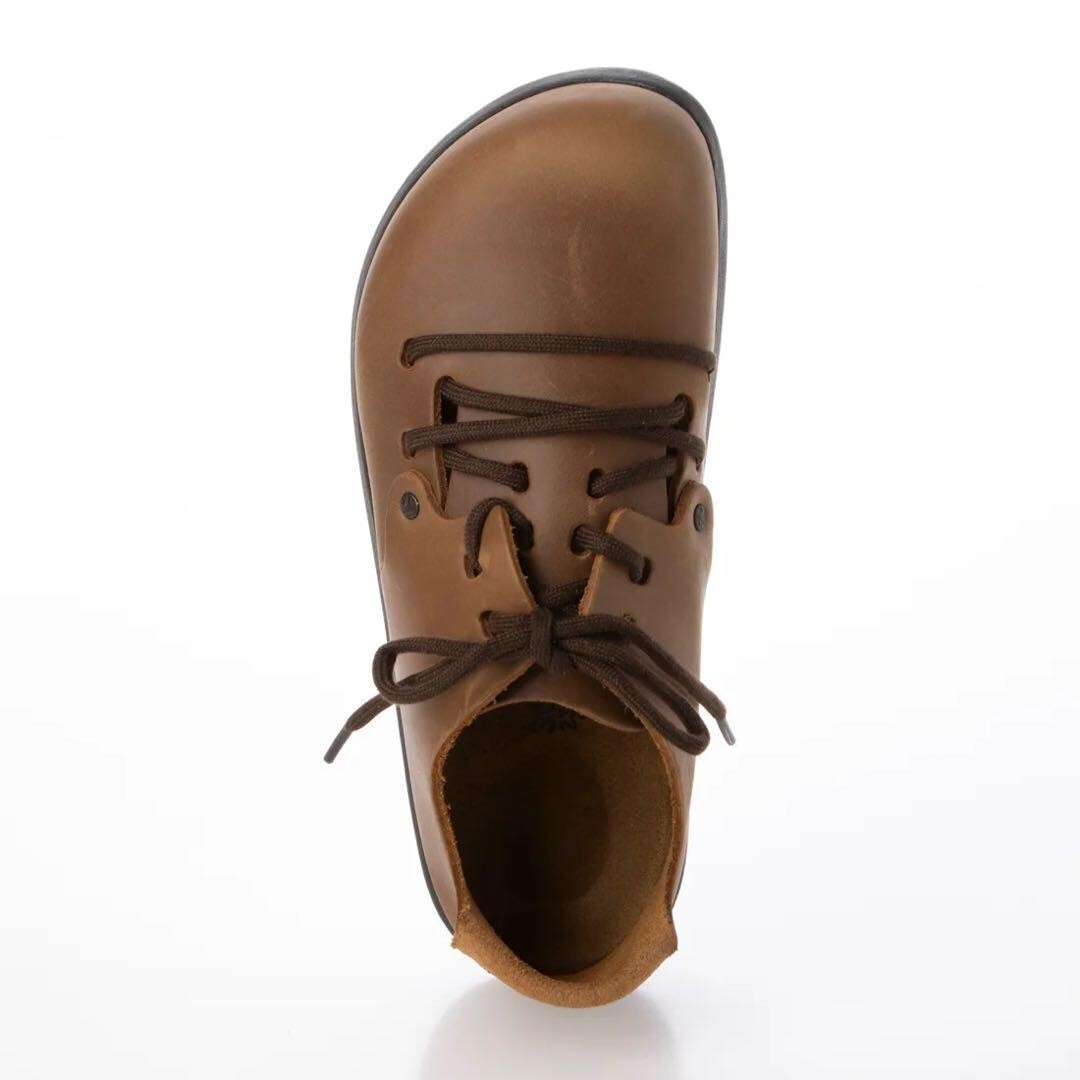BIRKENSTOCK MONTANA Lace Up Shoes CUOIO Brown Narrow Size 39