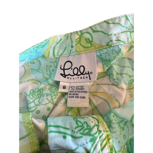 Lilly Pulitzer Vintage Guava Crab Cake Capri Women's Size 8 Preppy - Picture 3 of 4