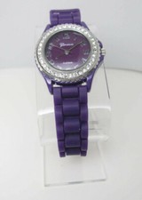 Women's Geneva Platinum Crystals Analog 34mm Dial Watch C864