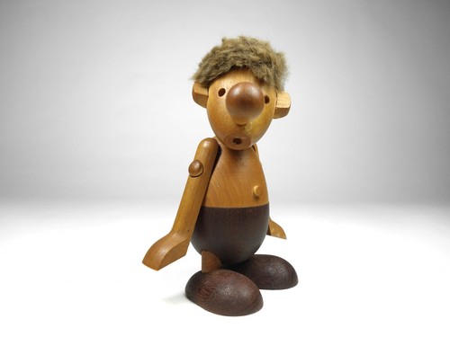 vintage hans bolling orskov & co strit holz figur mid century danish design teak - Bild 1 von 8