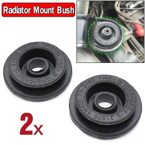 2Pcs Radiator Mount Rubber Bushing Bush Holder For Nissan X-Trail XTrail T30 T31