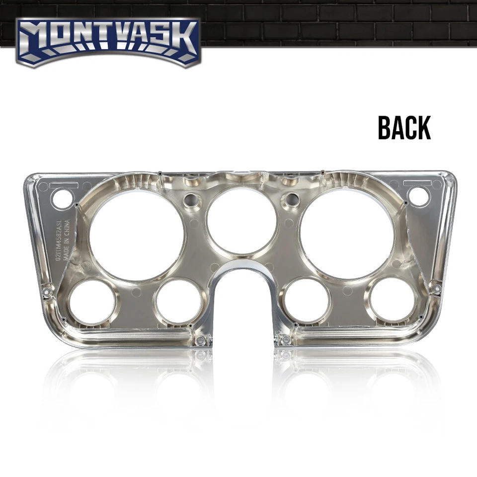 Instrument Panel Dash Bezel w/ 7 Hole Fit For 1967-1972 Chevrolet GMC C10 Truck - Image 2 of 4