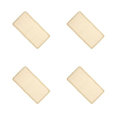  4pcs Sisal Cat Scratch Pad entwickelt, um Ihre Möbelkatze Kratzer Kratzpolster