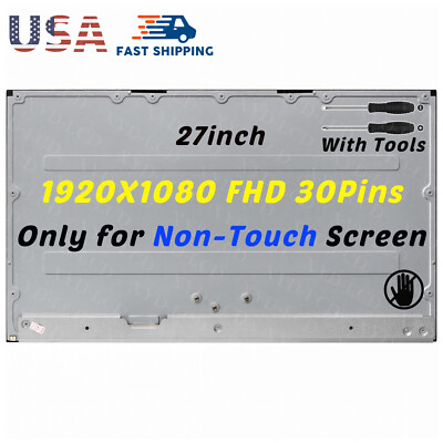27in LED LCD Display FHD 30Pins Non-Touch for HP 27-C 27-CB1006 27-CB1007KR