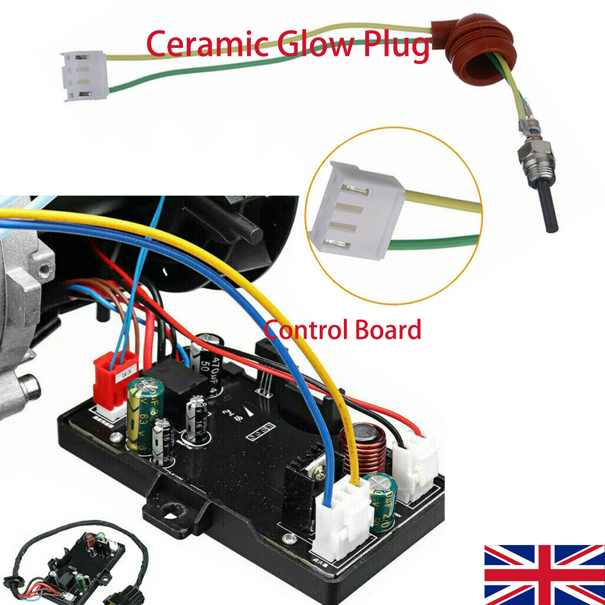 Air Diesel Heater Control Board Motherboard&Ceramic Glow Plug Car