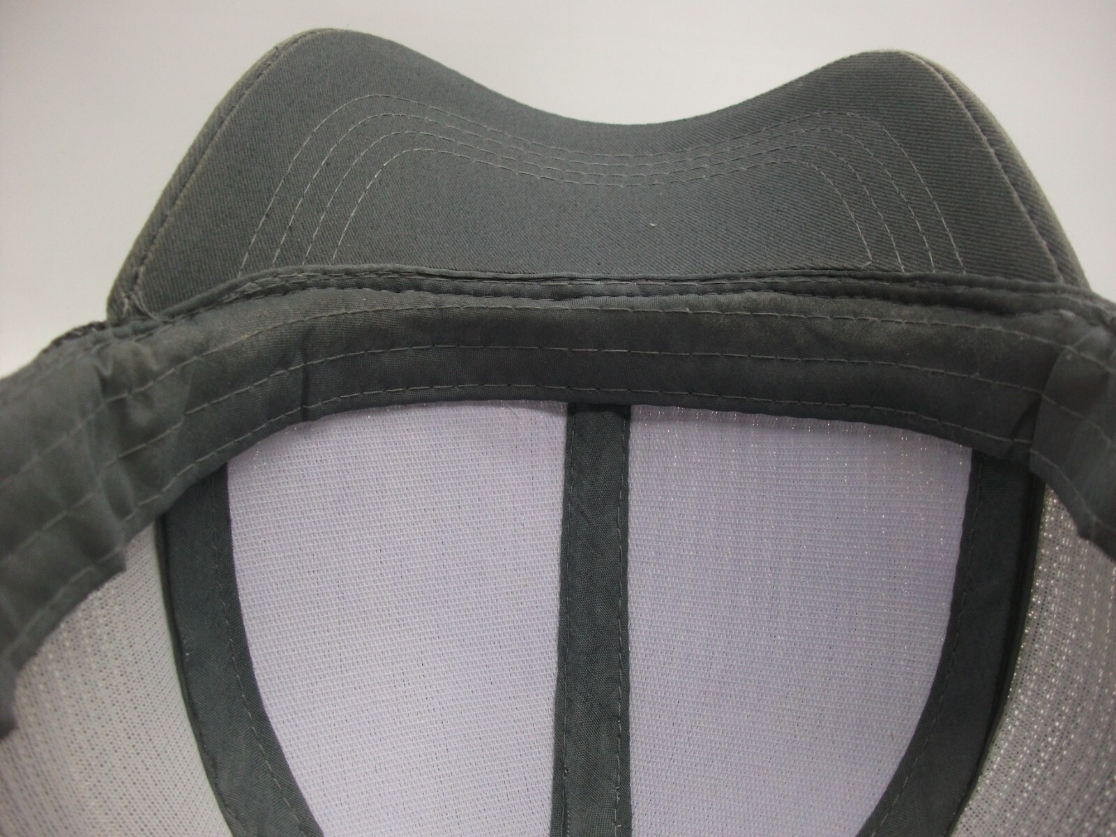 Plain Blank Hat Gray Hook Loop Baseball Cap - image 8