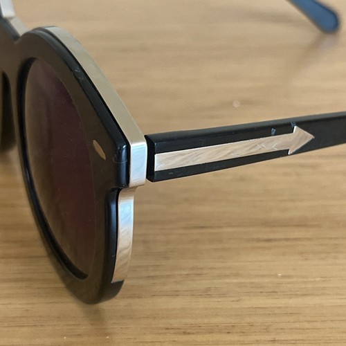 Karen Walker Monumental Black Gold Sunglasses Handmade Australia NZ Fashion - 第 8/12 張圖片