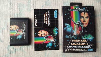 Sega Mega Drive Michael Jackson's Moonwalker Complete EUR Sega Mega Drive Michael Jackson's Moonwalker Complete EUR