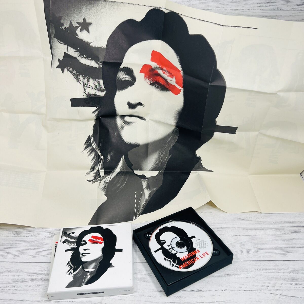 Vtg Madonna American Life Cd Limited Edition Box Set Poster Vtg Madonna American Life Cd Limited Edition Box Set Poster