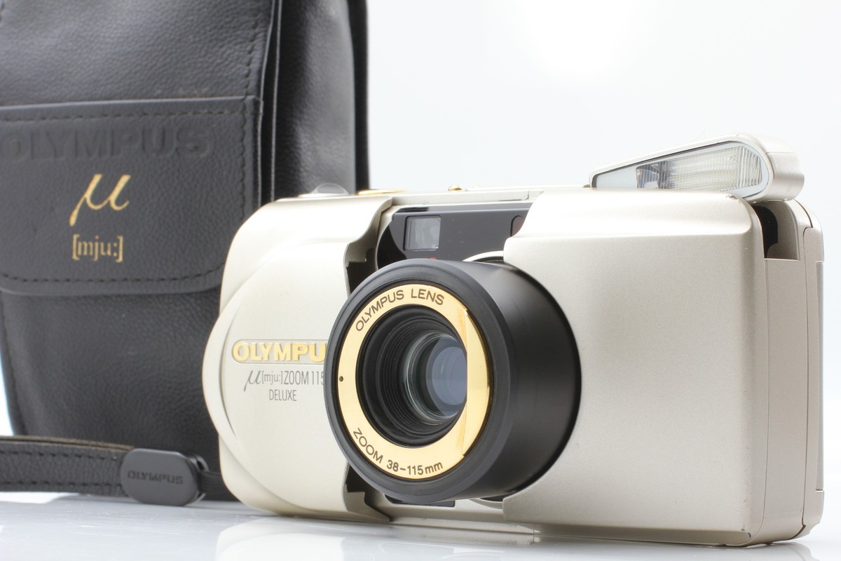 Near MINT] Olympus μ mju Zoom 115 Deluxe Point & shoot Film Camera
