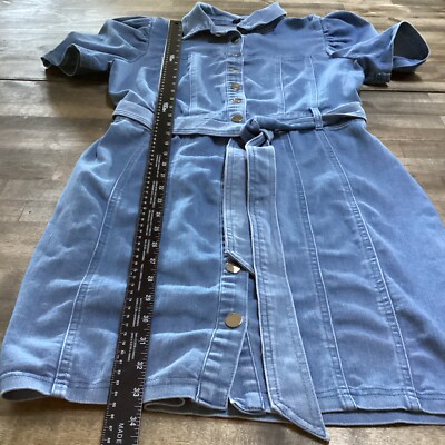 blashe denim dress Blashe Denim Jumper Dress- Size M