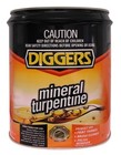 Turps Cleaner Diggers Mineral Turpentine Turps 20L Drum Bulk Paint Thinners Brush ...