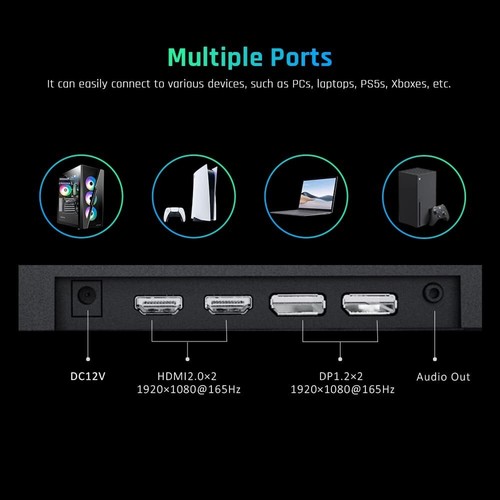 KTC H24T09P Gaming Monitor 24 Zoll 1920x1080 165Hz Fast IPS Panel Bildschirm  - Bild 14 von 23