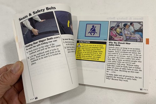 90 1990 Chevrolet Cavalier Owners Manual Guide + Supplemental Bumper to Bumper - Picture 6 of 7