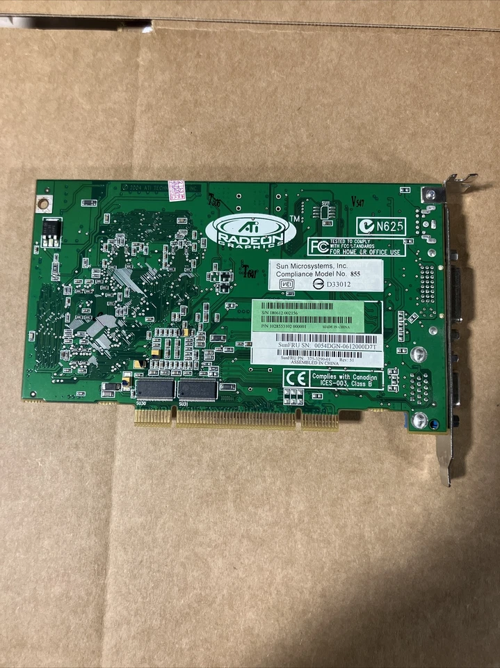 ATI SunFRU Sun Microsystems 375-3290-01 Video Card - Image 2 of 3