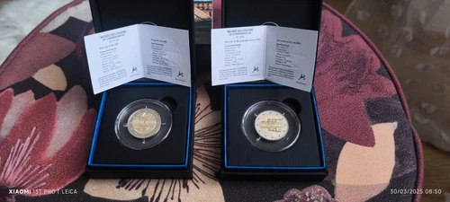 Duo 2 Euro 2025 BE/PP/Proof - ( Polissage Inversé + Normal ) - Musée du Louvre