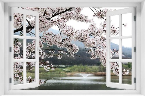 Fototapete 3D WANDBILD FENSTERBLICK Selbstklebende Vinyl / VLIES +Kleister - TOP - Bild 5 von 17