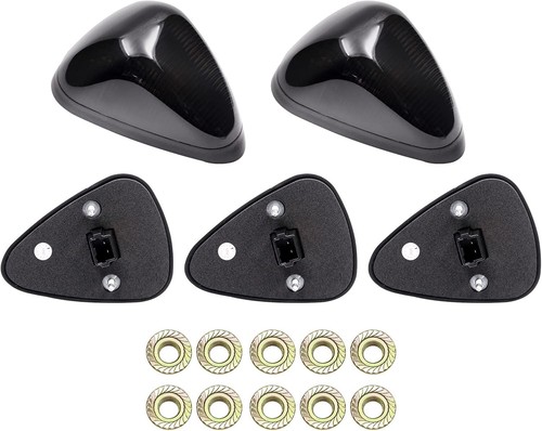 White LED Cab Roof Marker Running Lights For 1999-2016 Ford F250 F350 Super Duty - Picture 3 of 7