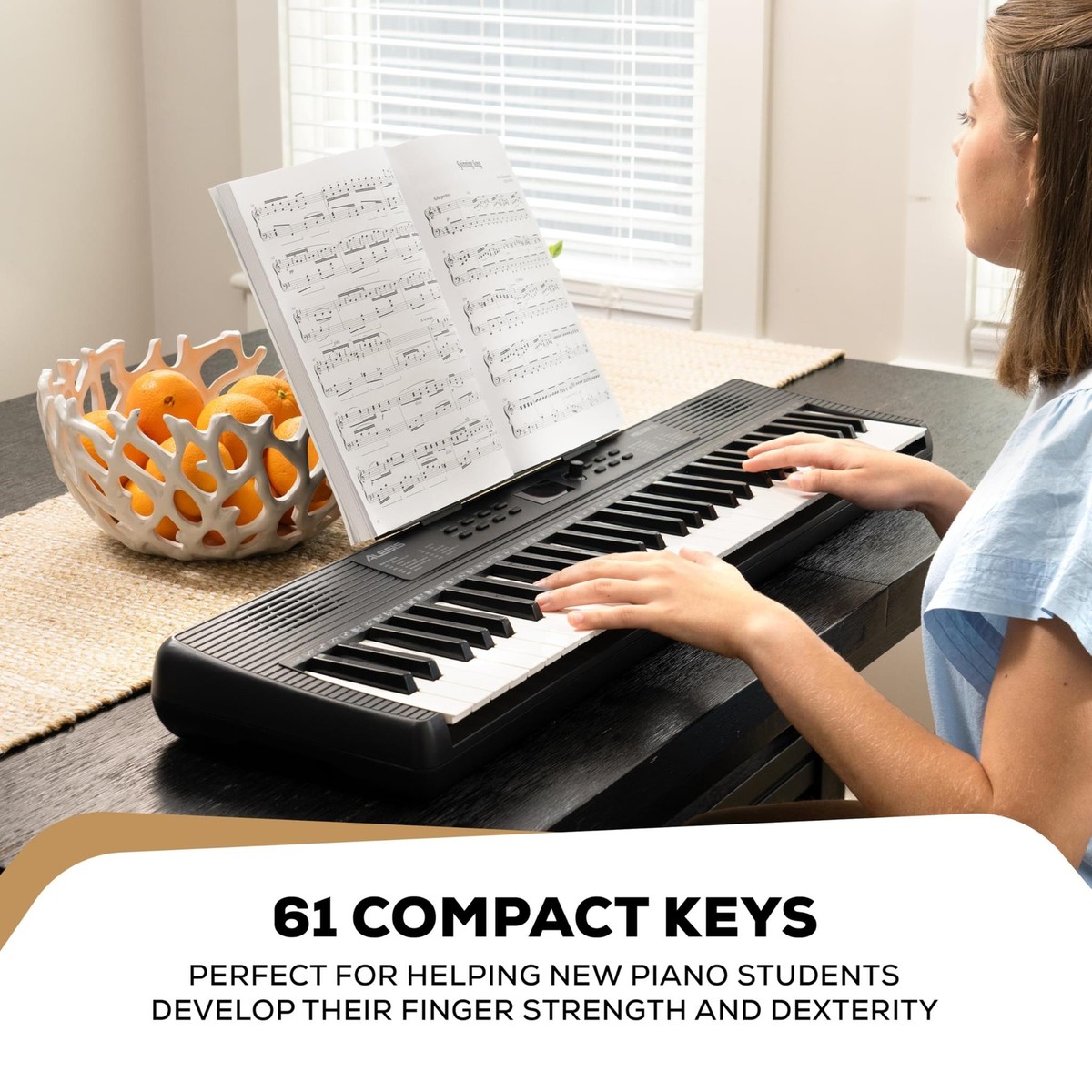 Alesis Melody 61 MK4 Keyboard Piano for Beginners with 61 Keys