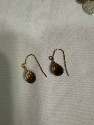 Lote de 12 pares de aretes perforados lote mixto poste colgante gota bisutería - Imagen 7 de 13