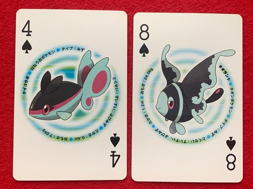 Finneon Lumineon Pokemon Japanese Playing Poker Card Pearl Palkia Deck Nintendo Ebay