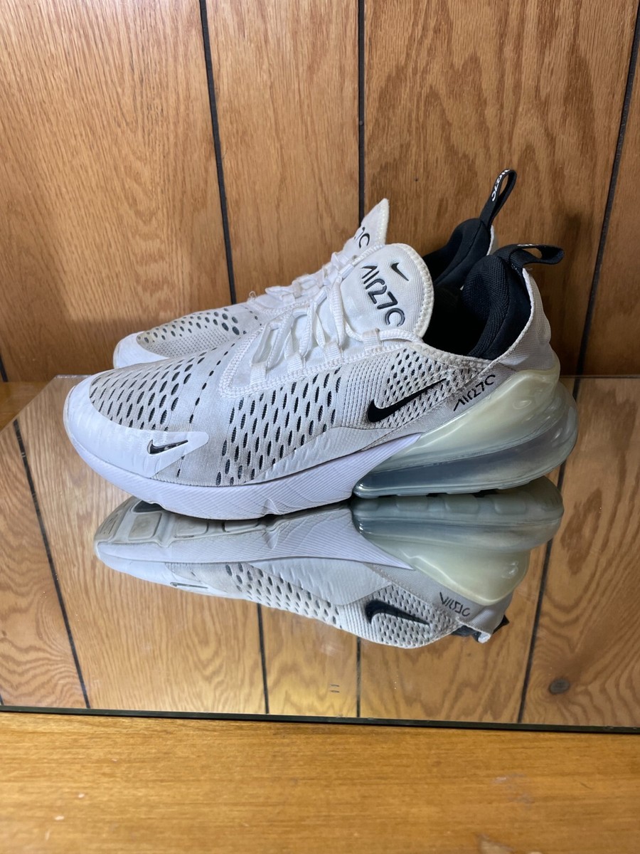 Nike Air Max 270- Womens- Size 9.5- White Black- [AH6789-100