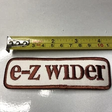 Vintage Embroidered Racing Patch E-Z Wider Challenge Series Indy Car