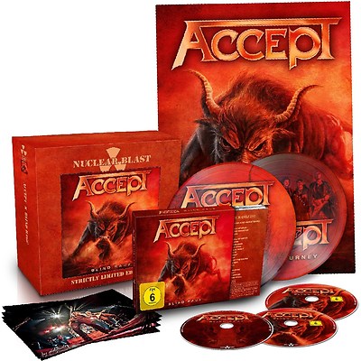Accept Blind Rage Box Set  cd dvd bluray poster flag cards u.d.o vinyl 
