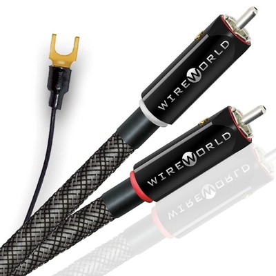 Wireworld Micro-Silver Eclipse 10 Tonearm Cable   2x RCA + Ground