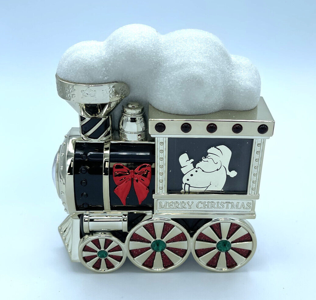 Bath & Body Works Santa Christmas Train Projector Nightlight Wallflower Plug-in-image