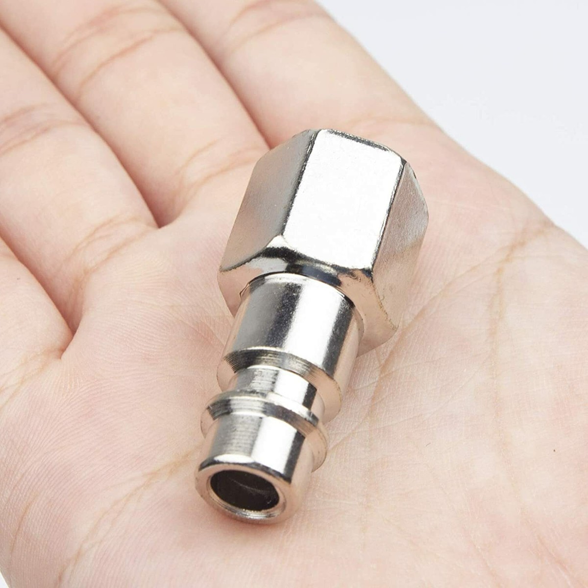 10 Pezzi Raccordi Per Copressore D'aria 1/4 "BSP Air Line Tubo Connettori Euro Raccordo Aschio